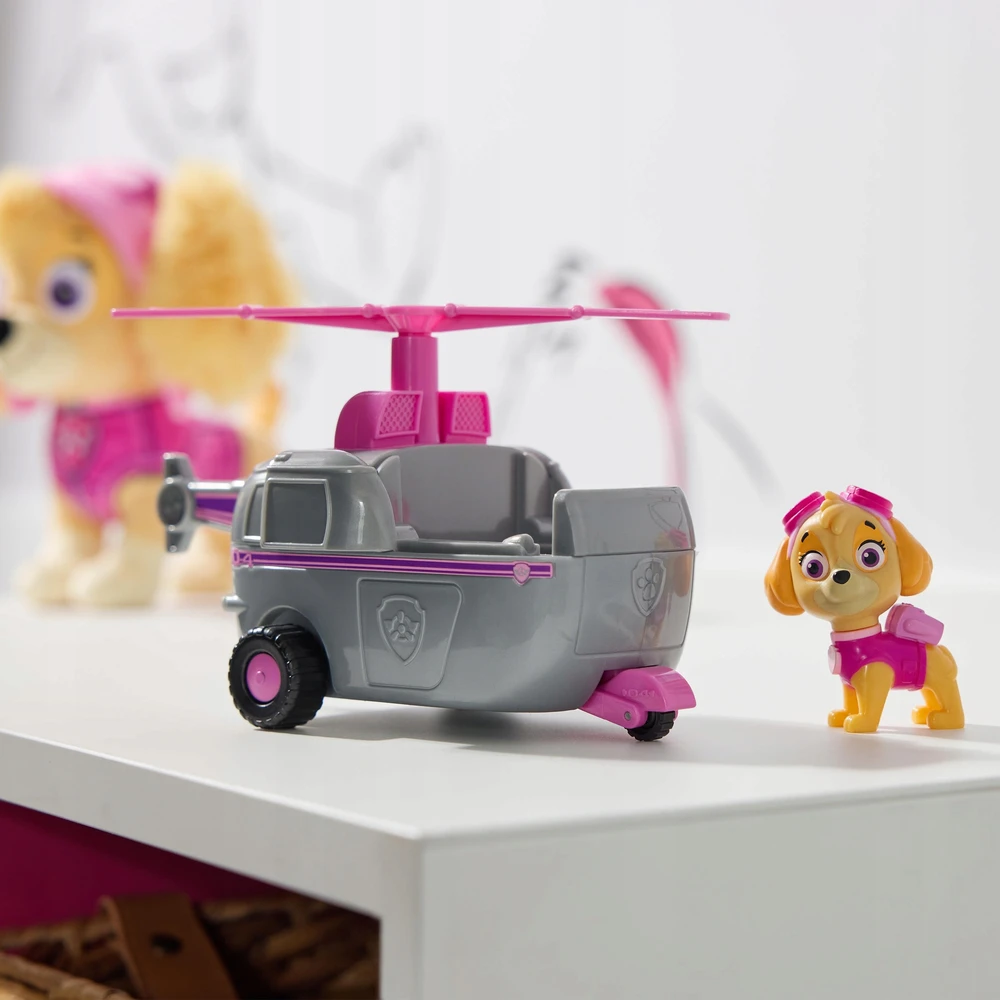 Spin Master PAW PATROL SKYE GELBĖJIMO TRANSPORTO PRIEMONĖ + ŠUNS FIGŪRA