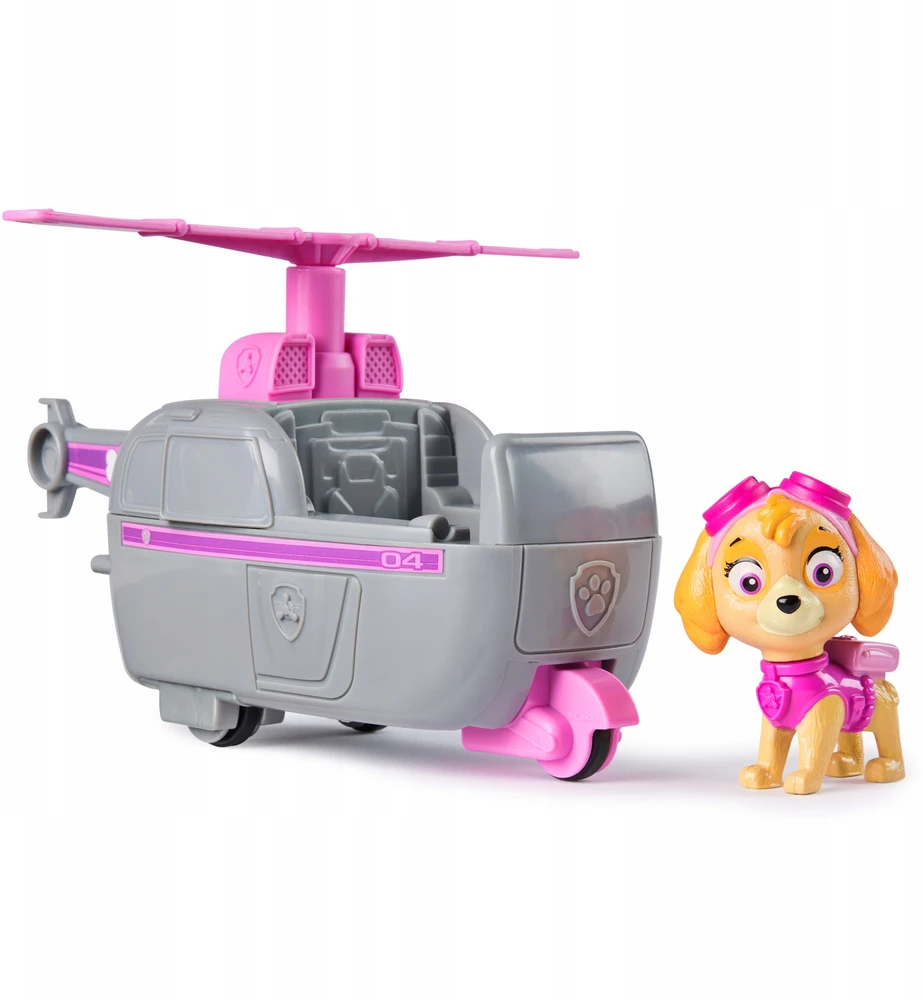 Spin Master PAW PATROL SKYE GELBĖJIMO TRANSPORTO PRIEMONĖ + ŠUNS FIGŪRA