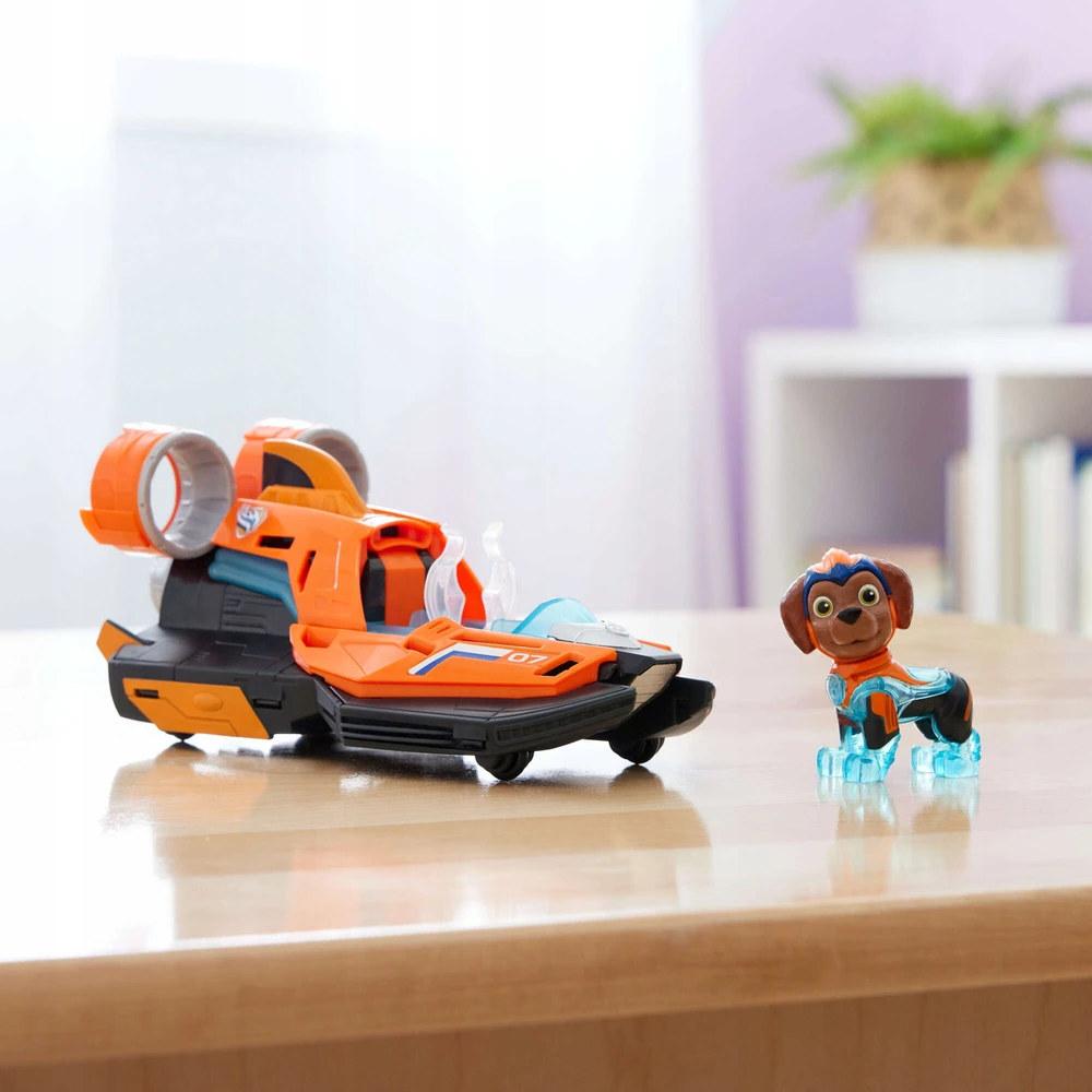 Spin Master PAW PATROL ZUMA TRANSPORTO PRIEMONĖS Laivas su oro pagalve GALINGAS FILMAS DIDYSIS FILMAS ŠV. IR GARSAS.