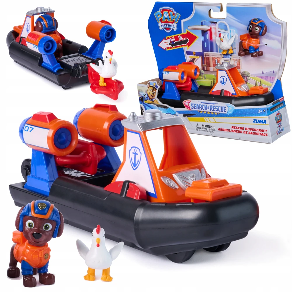 Spin Master PAW PATROL transporto priemonė Search & Rescue Zuma, 6074779
