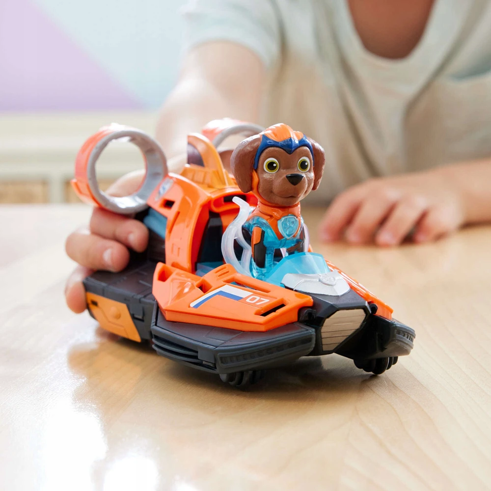 Spin Master PAW PATROL ZUMA TRANSPORTO PRIEMONĖS Laivas su oro pagalve GALINGAS FILMAS DIDYSIS FILMAS ŠV. IR GARSAS.