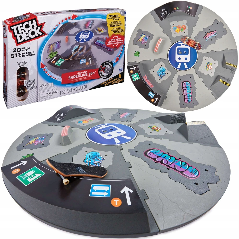 Spin Master Pirštukų riedlentės arena Tech Deck Shredline