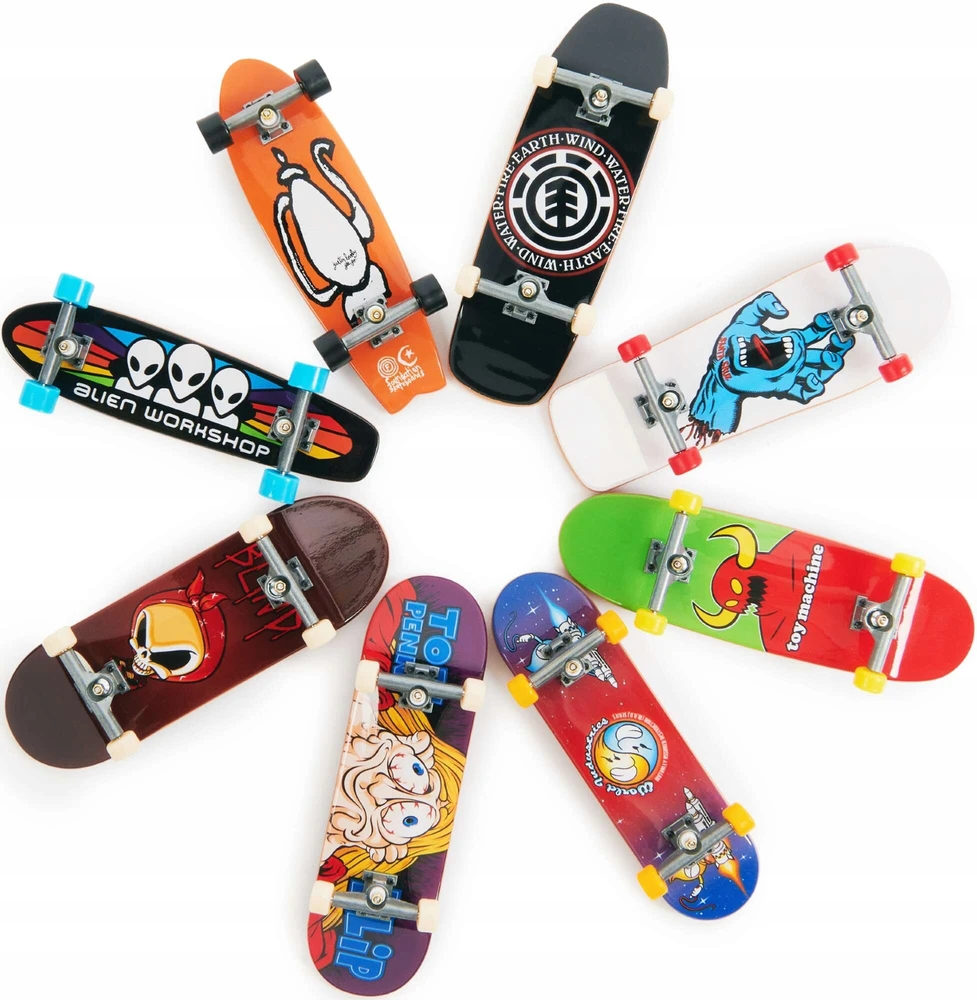 Spin Master Pirštukų riedlentės Fingerboard Tech Deck Set, 8 d.