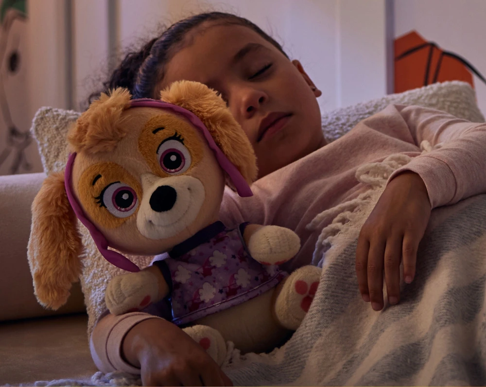 Spin Master PLIŠINIS ŽAISLAS LETENOS PATROL SKYE BEDTIME MASCOTO MASKOTO GLOBOS LABANAKTIS PLIŠINIS ŽAISLAS 25 CM