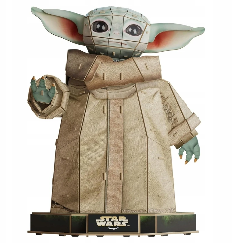 Dėlionė Spin Master Star Wars 4d Build Grogu figūrėlės konstravimo rinkinys, 103 detalės