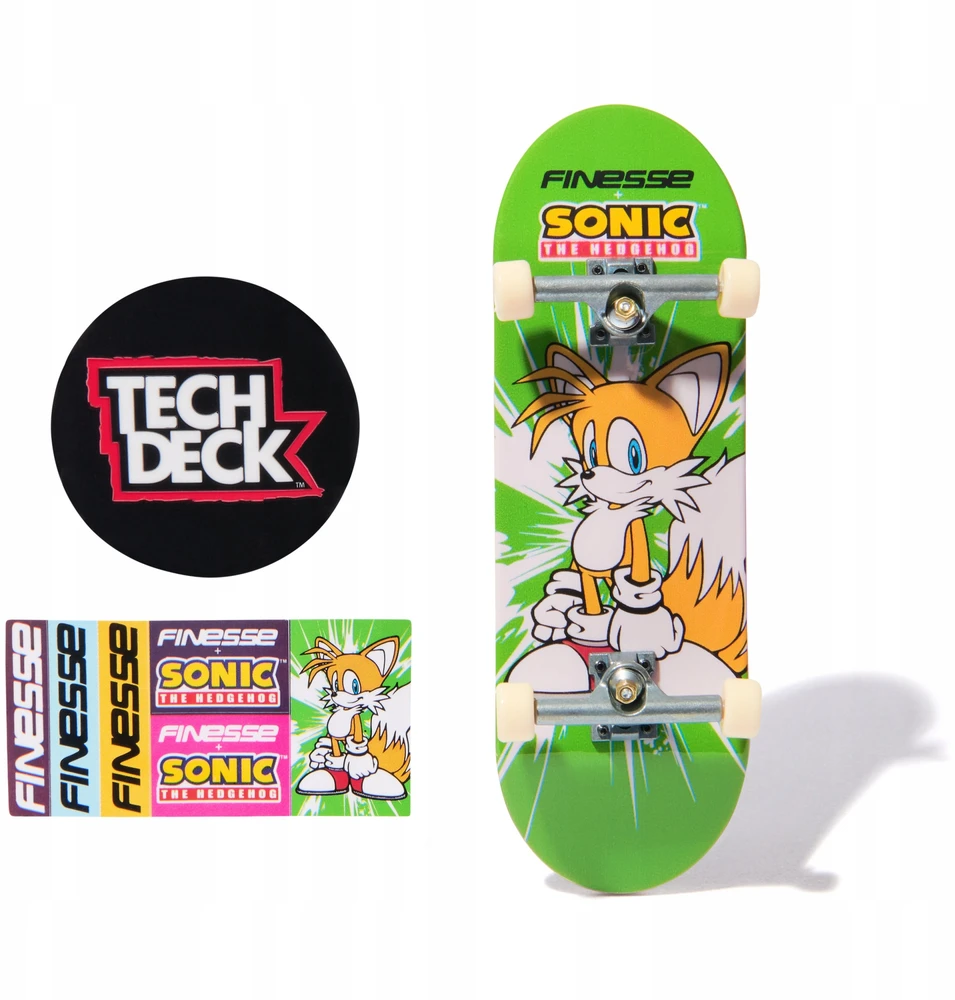 Spin Master Tech Deck Fingerboard Sonik Santa Cruz Spongebob