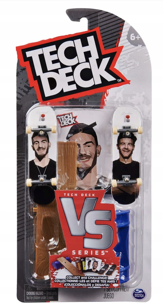 Spin Master "Tech Deck VS" serijos stalviršio pirštų skydeliai Plan B