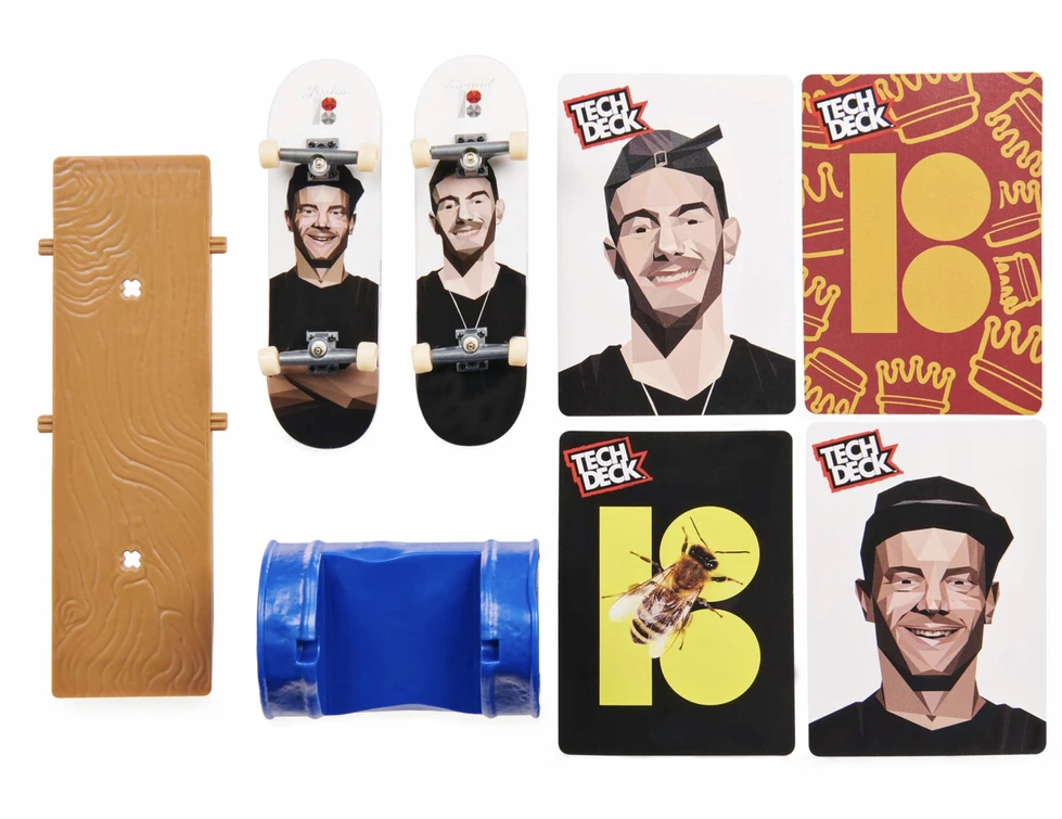 Spin Master "Tech Deck VS" serijos stalviršio pirštų skydeliai Plan B