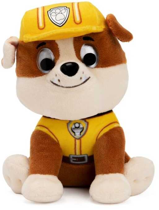 PAW PATROL Pliušinis šuniukas-patrulis RUBBLE, 15cm