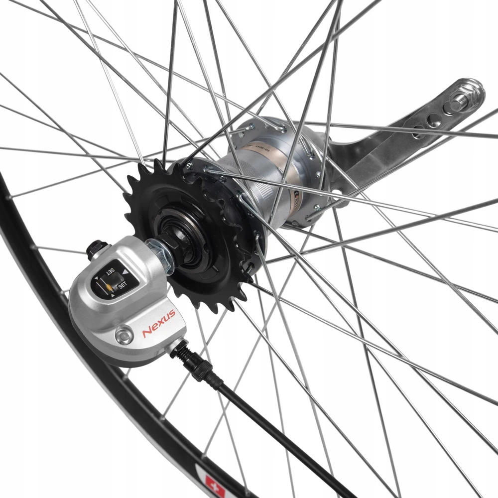 Spin Wheels Pilnas dviračio ratas Galinis Galinis 28 colių Shimano Nexus 3 greičiai su perjungimo svirtimi