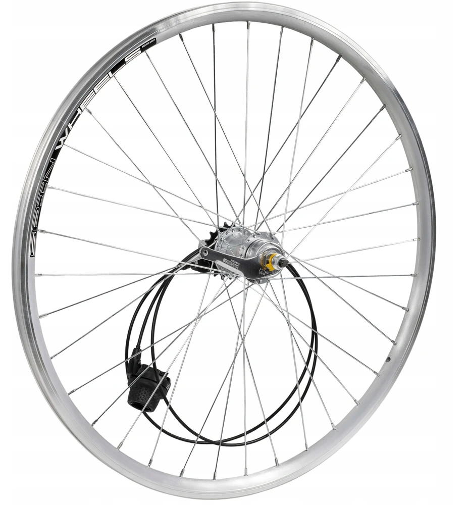Spin Wheels Visas dviračio ratas galinis 28 colių Shimano Nexus 3 greičiai su sukimosi perjungikliu