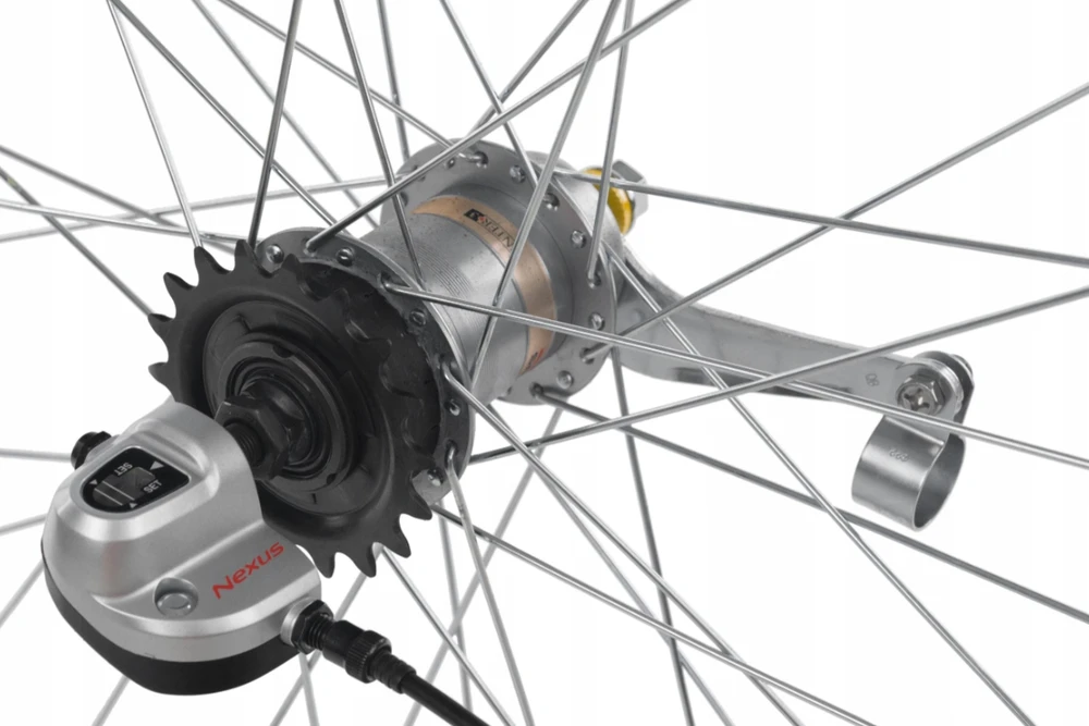 Spin Wheels Visas dviračio ratas galinis 28 colių Shimano Nexus 3 greičiai su sukimosi perjungikliu