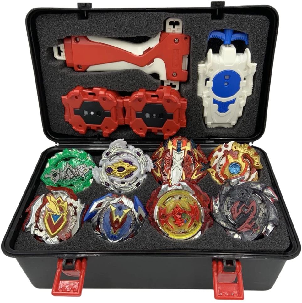SPINNER 12x BURST BEYBLADE DISK SUKAS DĖŽĖS SPALVOTAS PALEIDIMAS