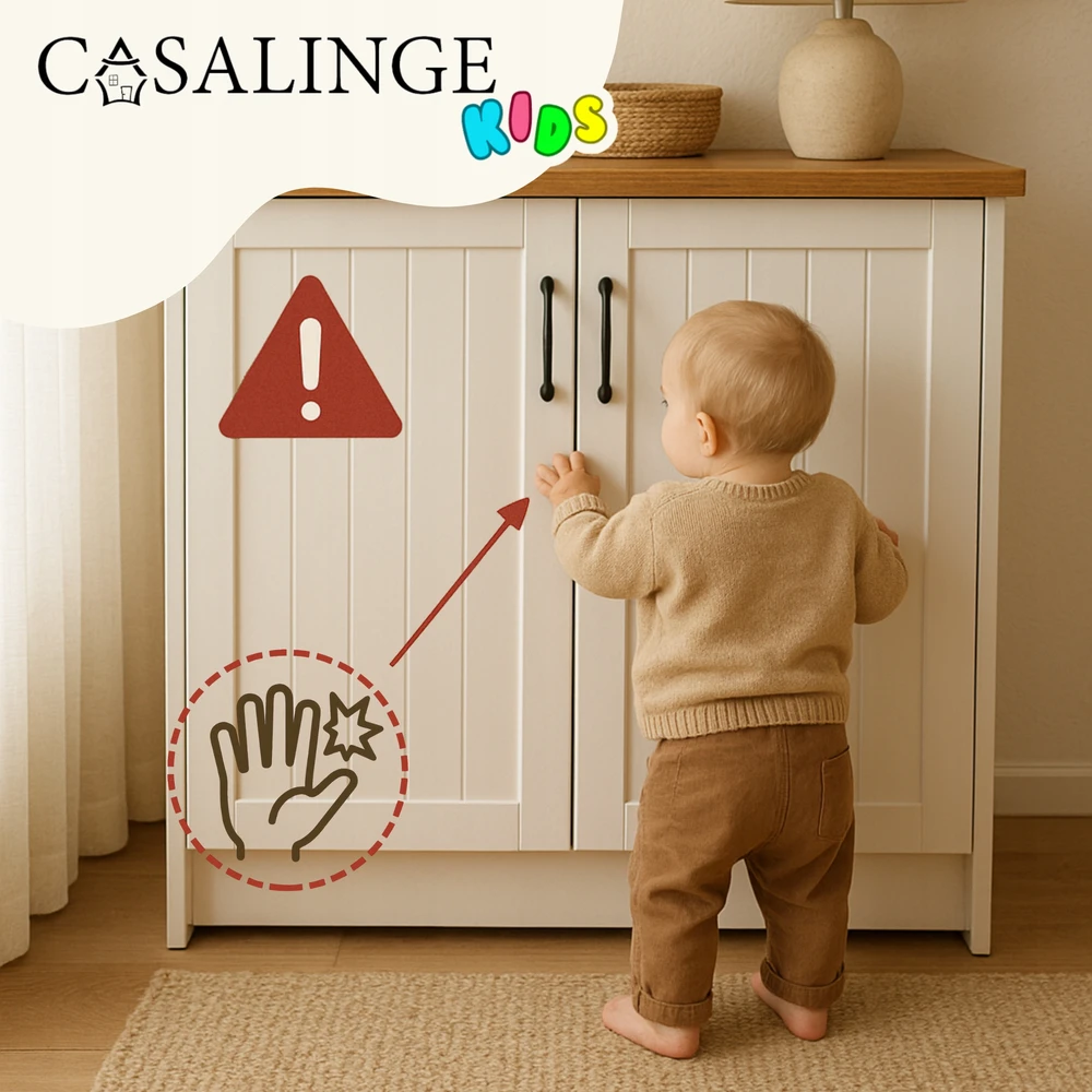 Spintelių durų užraktas Casalinge, 2 vnt., U-shape