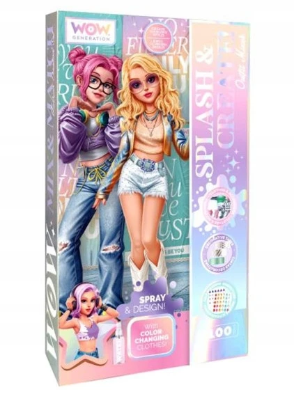 Kids Euroswan WoW Generation Rinkinys Purškiklis & Design 100 el. WOW00085