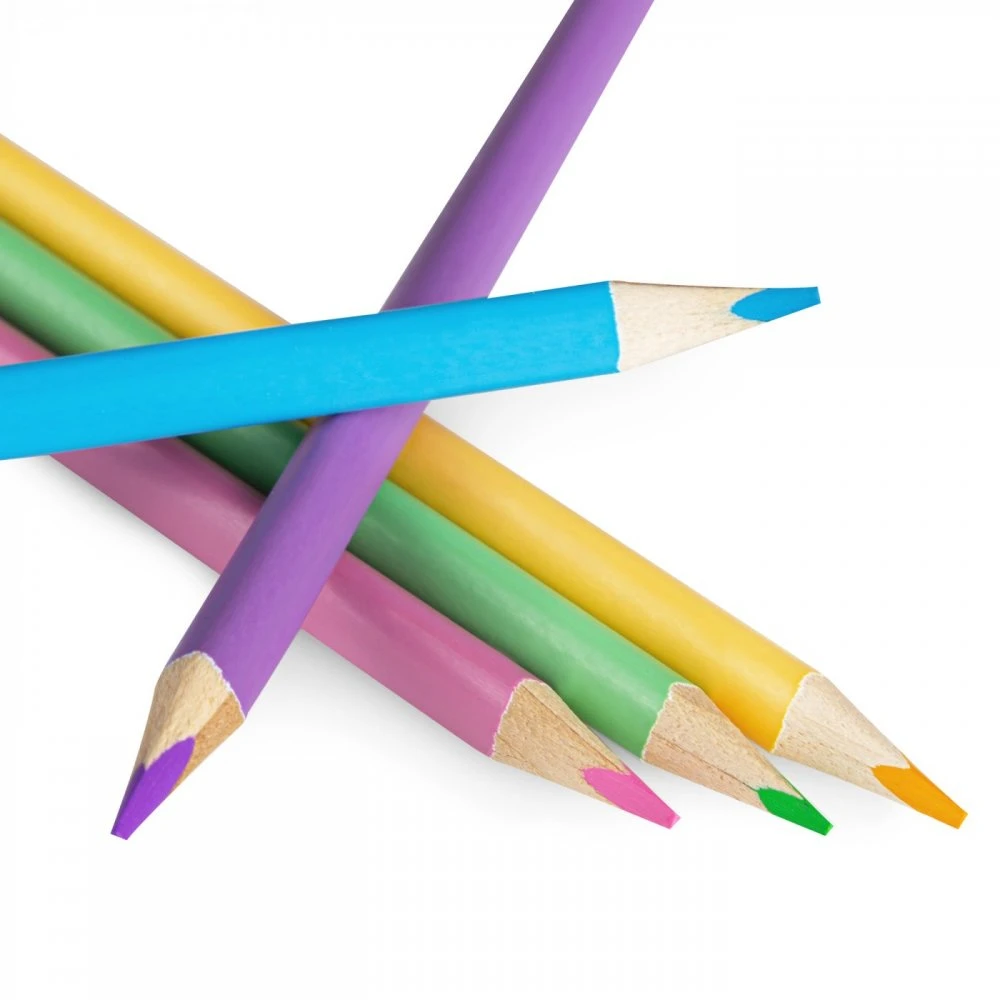 Spokey Trikampiai pasteliniai pieštukai 24 spalvų EASY - Easy Stationery