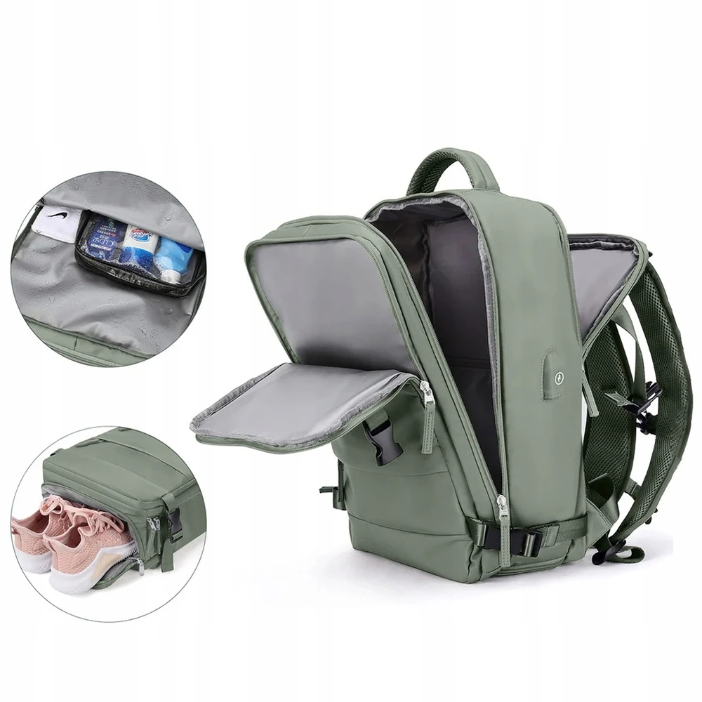 Sport Blast Lėktuvo kelioninė kuprinė 40x25x20 USB RANKINIS BAGAŽAS RYANAIR WIZZAIR