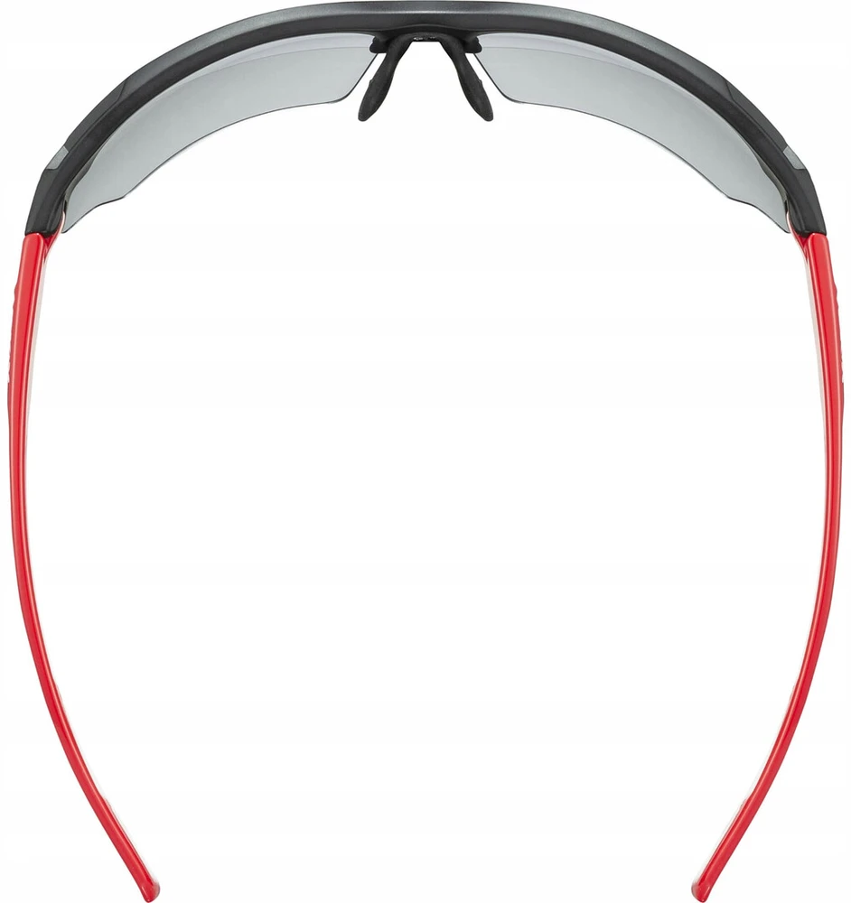 Akiniai Uvex Sportstyle 802 variomatic juodas red baltas / smoke