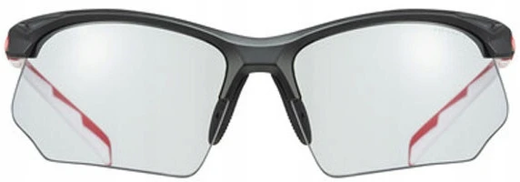 Akiniai Uvex Sportstyle 802 variomatic juodas red baltas / smoke