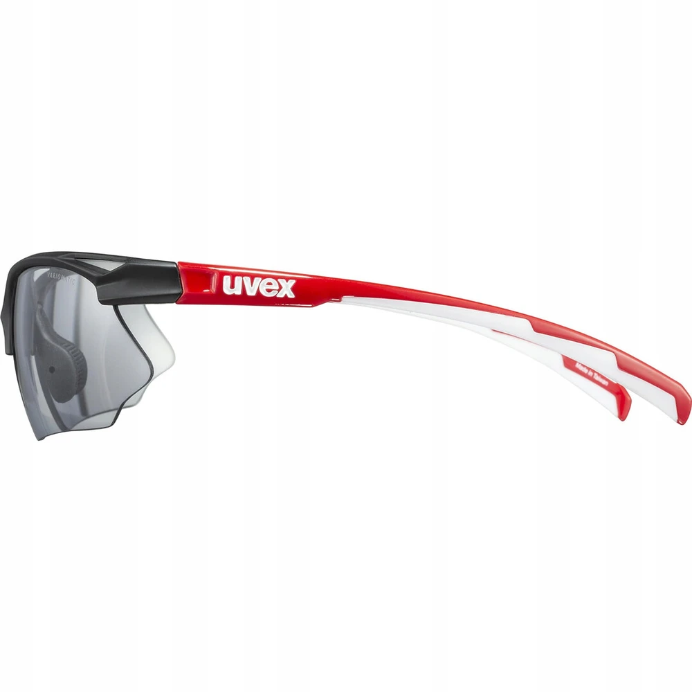 Akiniai Uvex Sportstyle 802 variomatic juodas red baltas / smoke