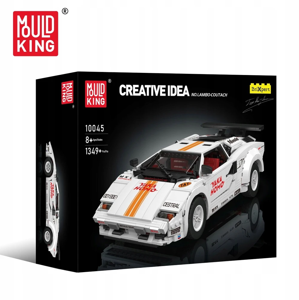 Sportinis automobilis su žirklinėmis durimis Mould King 10045 + 1495 detalė