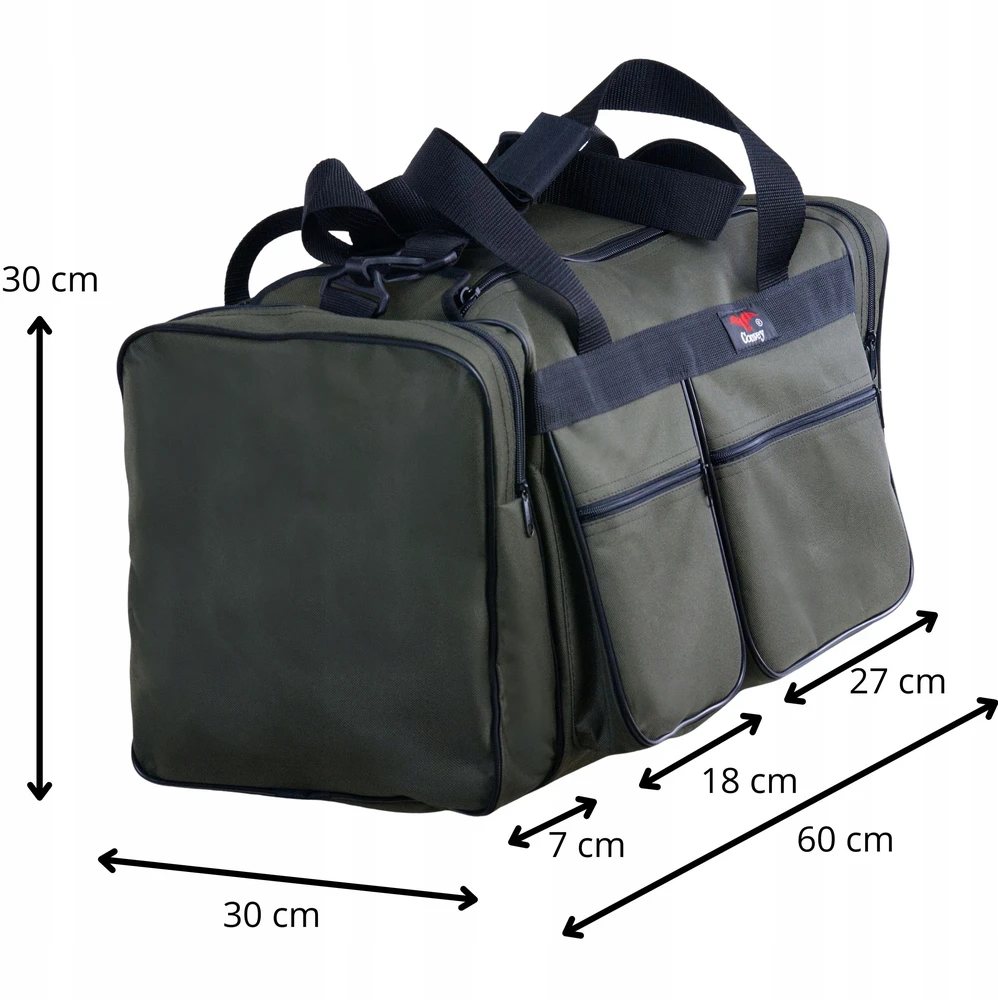 Sportinis ir treniruočių kelioninis krepšys 55L 60x30x30 Convey, lenkiška prekė