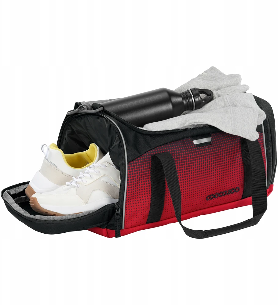 Sportinis krepšys COOCAZOO 20L na basen szkolna 42x20x21cm Blazing Fire