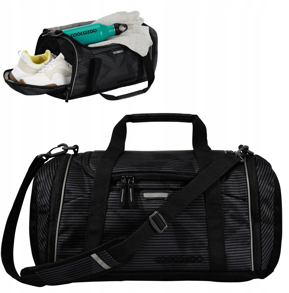 Sportinis krepšys COOCAZOO 20L na basen szkolna 42x20x21cm Dark Mission