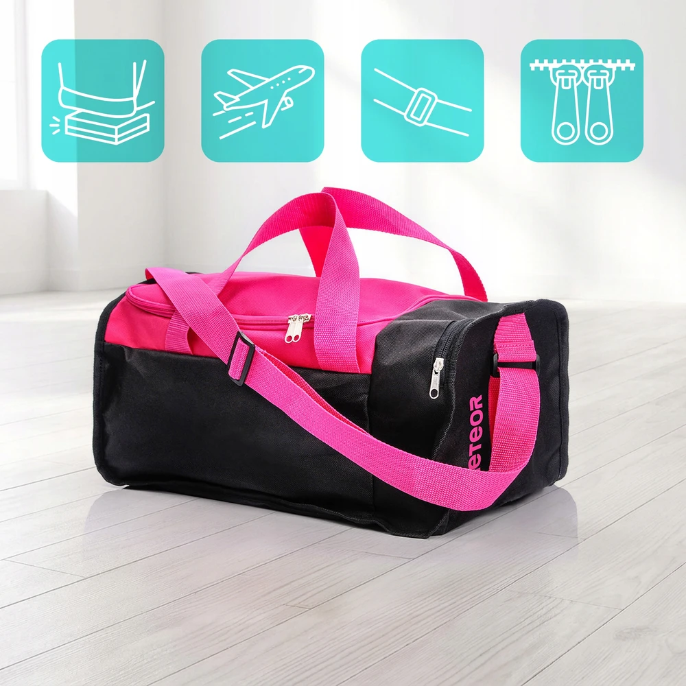 Krepšys Fitness Meteor Nepr 20 L rožinis-juodas 74504