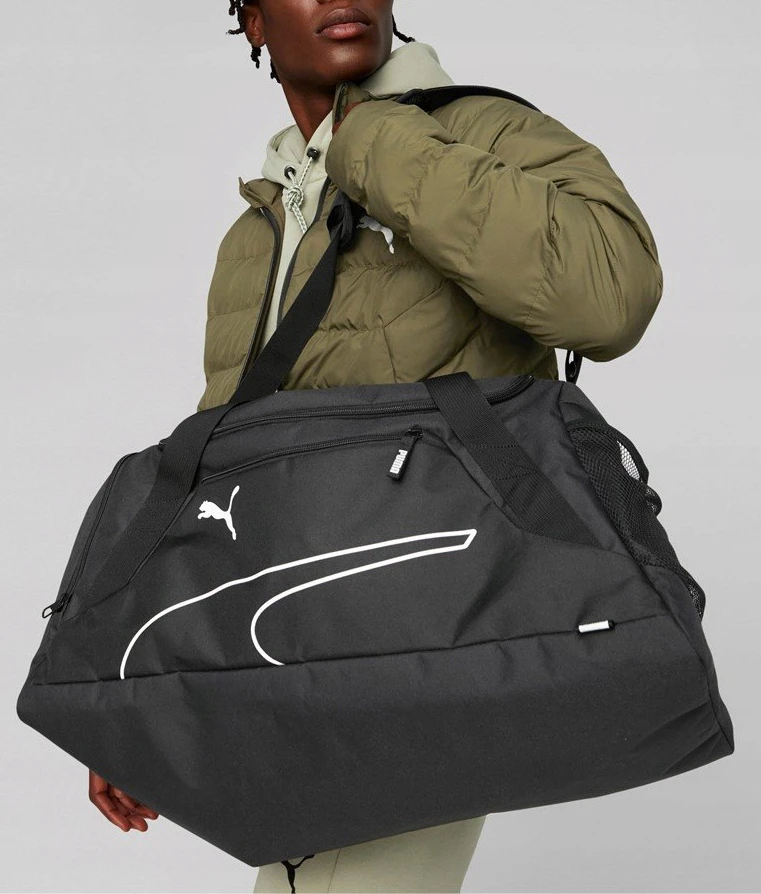 Sportinis krepšys Puma Fundamentals Sports Bag M, juodas