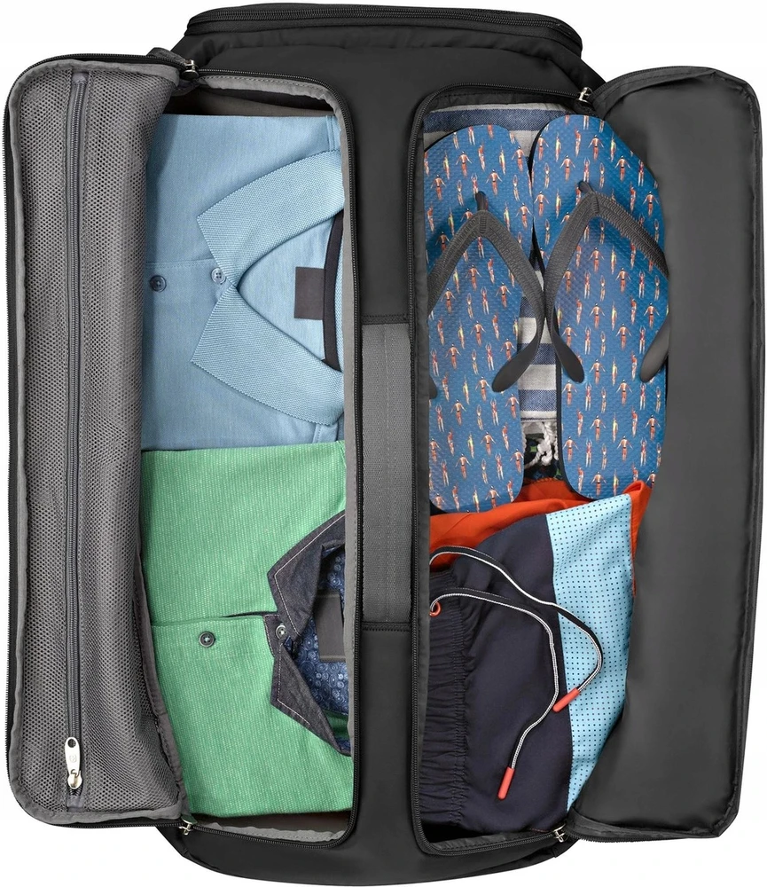 Sportinis krepšys Wenger, XC Hybrid 3-Way Carry Duffel, 61l, juodas