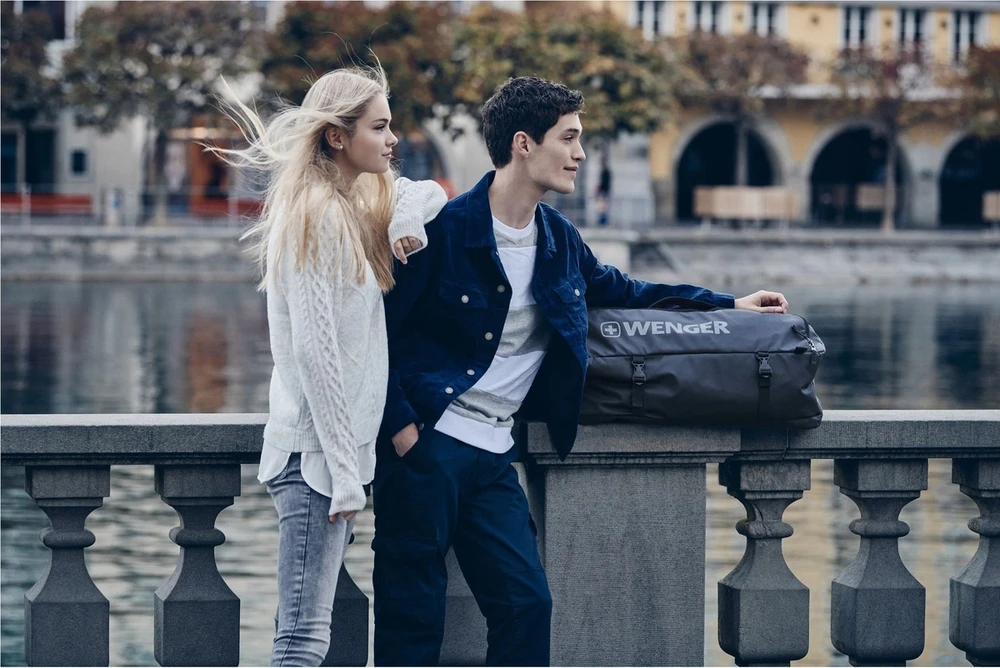 Sportinis krepšys Wenger, XC Hybrid 3-Way Carry Duffel, 61l, juodas