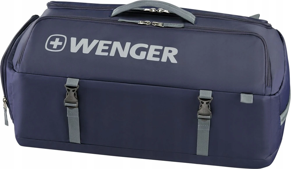 Sportinis krepšys Wenger, XC Hybrid 3-Way Carry Duffe 61L, tamsiai mėlynos spalvos
