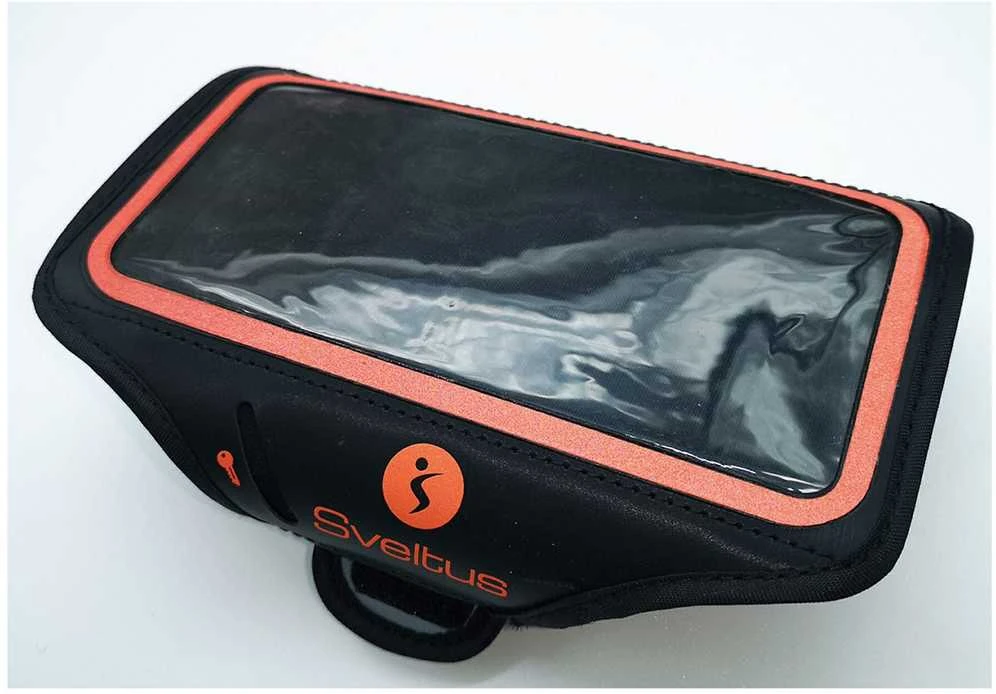 Oranžinis Dėklas mobiliam telefonui SVELTUS 9301 juodas/oranžinis