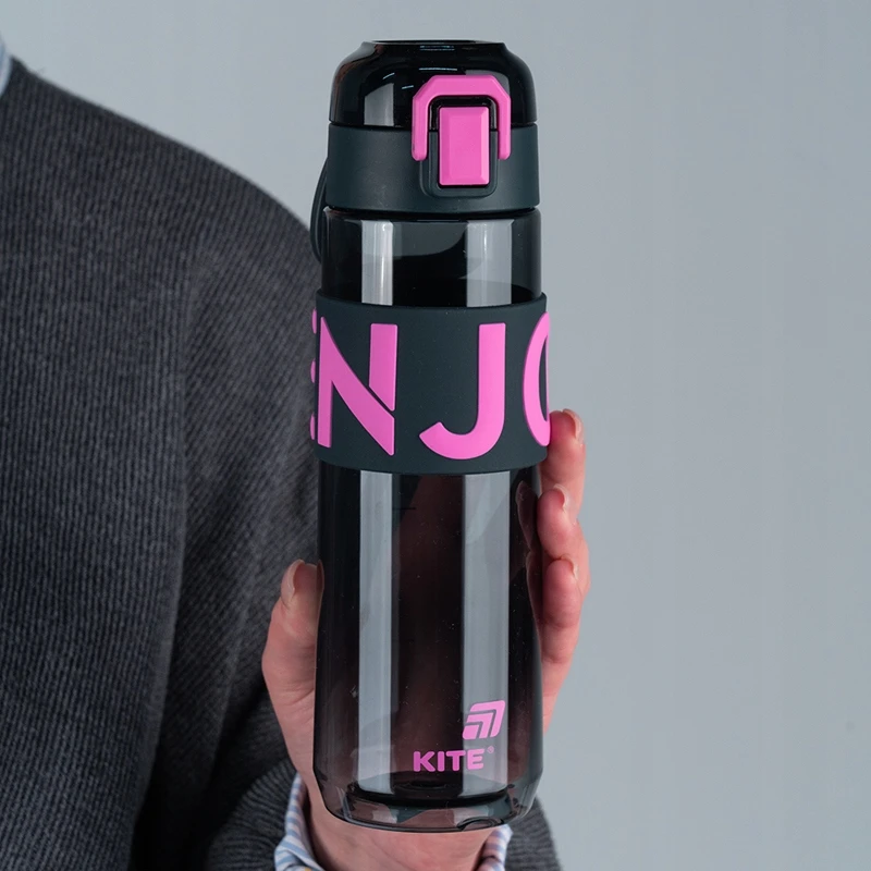 Sportinis vandens butelis, vandens butelis mokyklai ir sporto salei, 680 ml, su Kite sieteliu