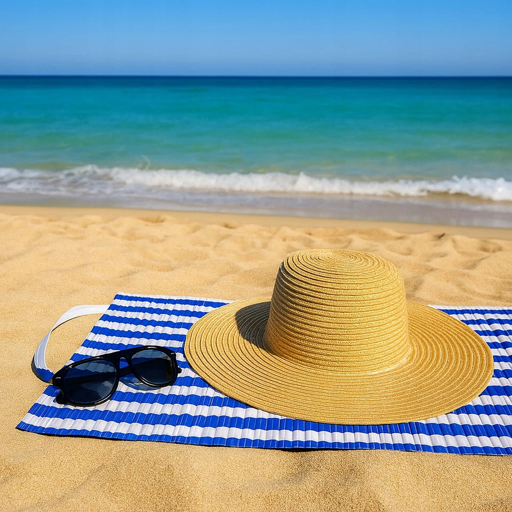Springos BEACH MAT, ROCKY BEACH paminkštinimo putplasčio čiužinys 180x60cm MINKŠTAS
