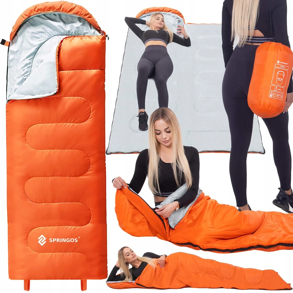 Miegmaišis Springos CS0120 su gobtuvu, 175 cm