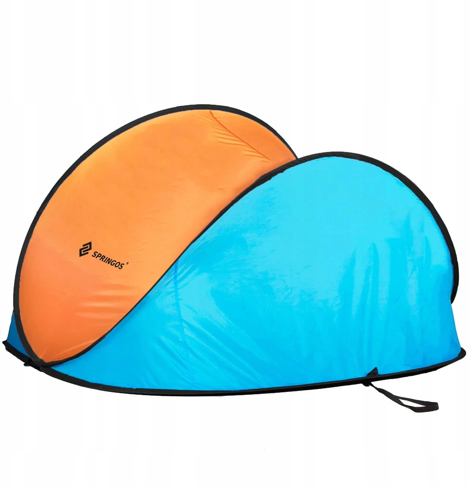 Palapinė Springos PT003 Pop-Up 200×120×110 cm oranžinė