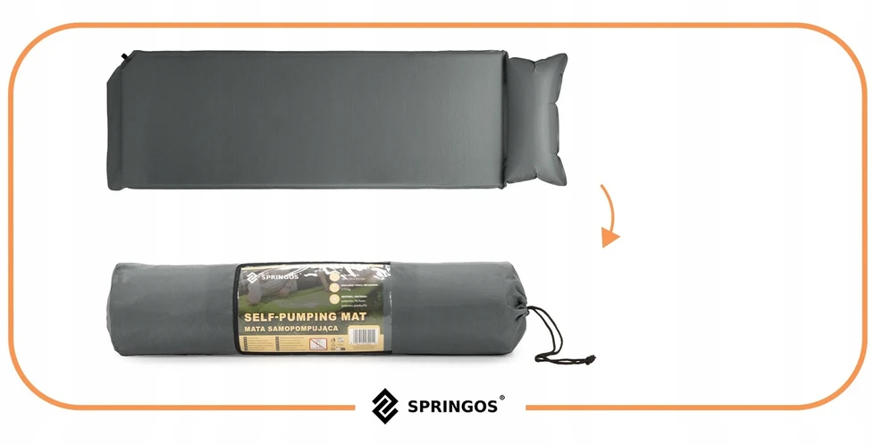 Springos Savaime prisipučiantis kilimėlis 186 cm