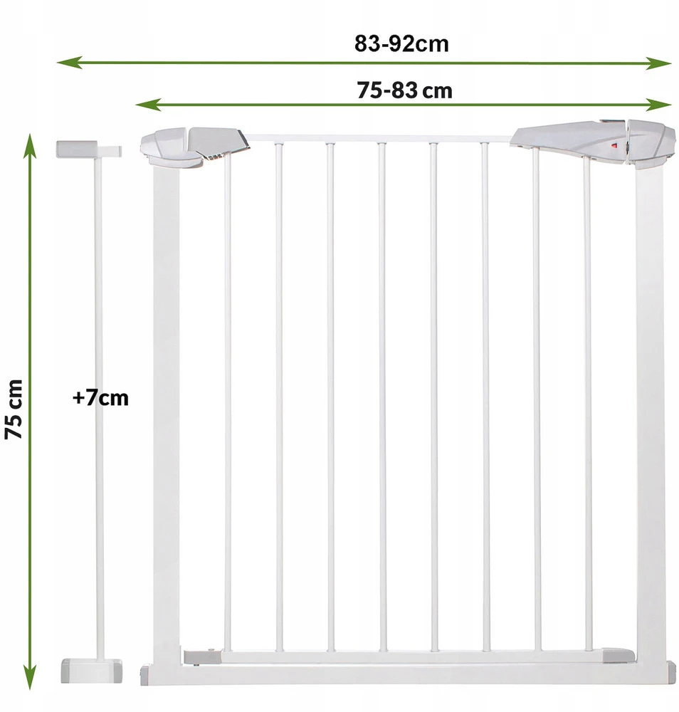 Apsauginiai vartai Springos SG0001C 83-92 cm