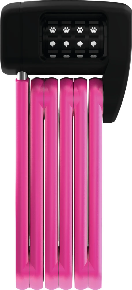 Spyna Abus Bordo Combo Lite Mini 6055C/60 rožiniai SIMBOLIAI