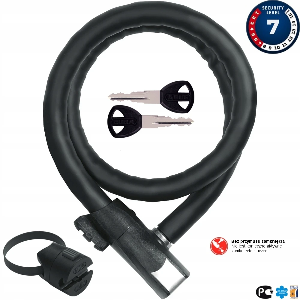 Spyna Abus Steel-O-Flex Centuro 860/85+Quicksnap RBU