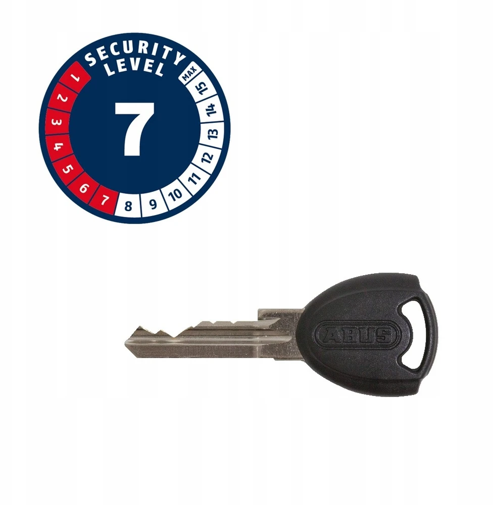 Spyna Abus sulankstomas Bordo uGrip 5700/80 RD SH