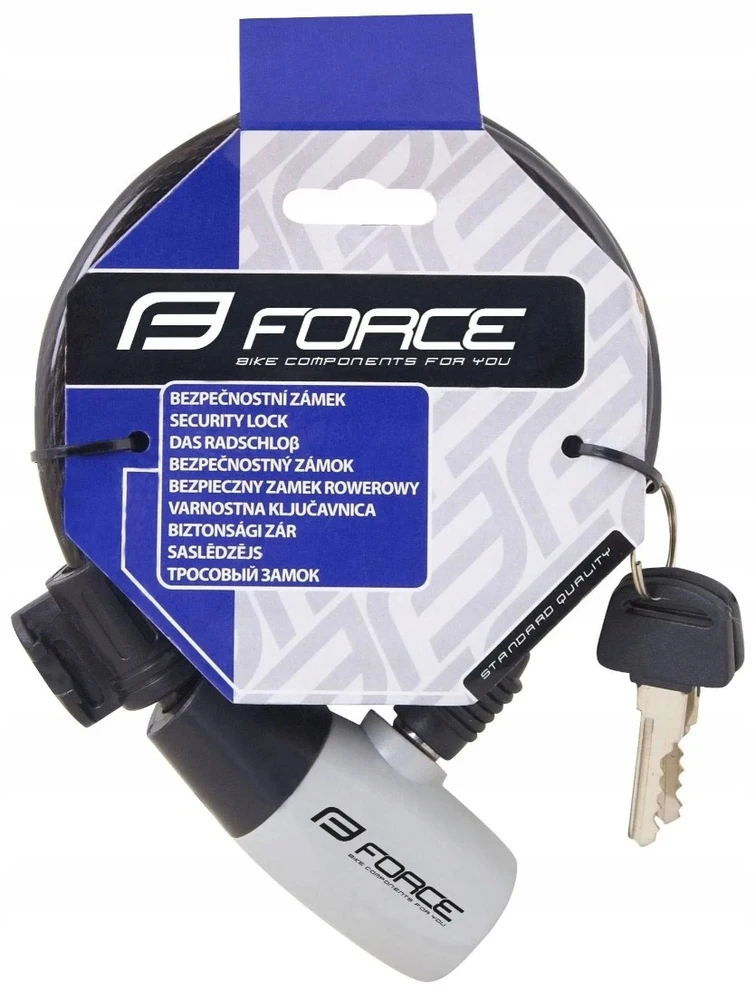 Spyna Force Ron su laikikliu 120cm/8mm (juoda)