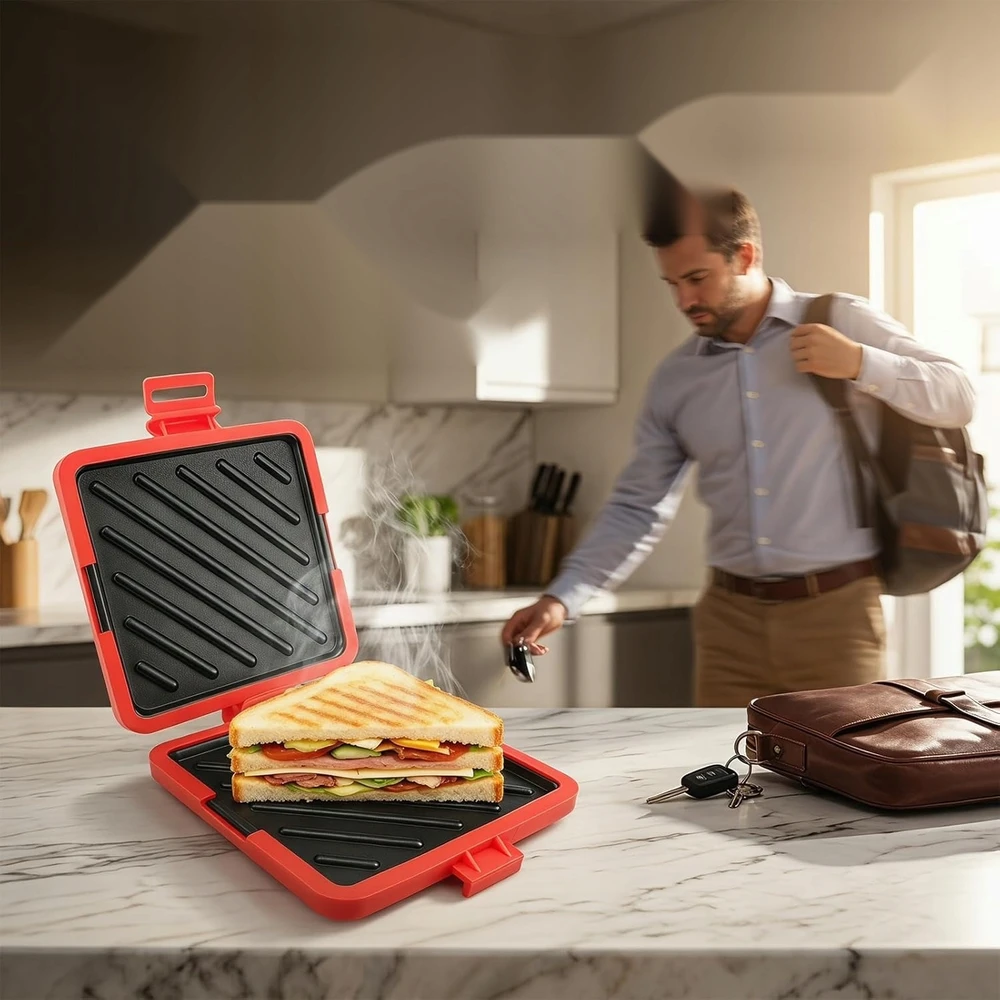 SQUARE TOADER SUMUŠTINIŲ MĖSAINIŲ MIKROBANGŲ KROSTELĖS DANGA