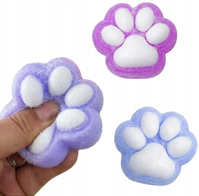 SQUISHY CAT'S POW ANTISTRESS CAT SMASH MOCHI 7CM SPALVOS