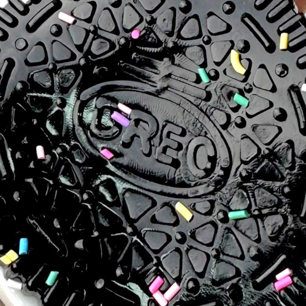 Squishysquishies Antistresinis minkštas žaislas "oreo" su kamuoliukais
