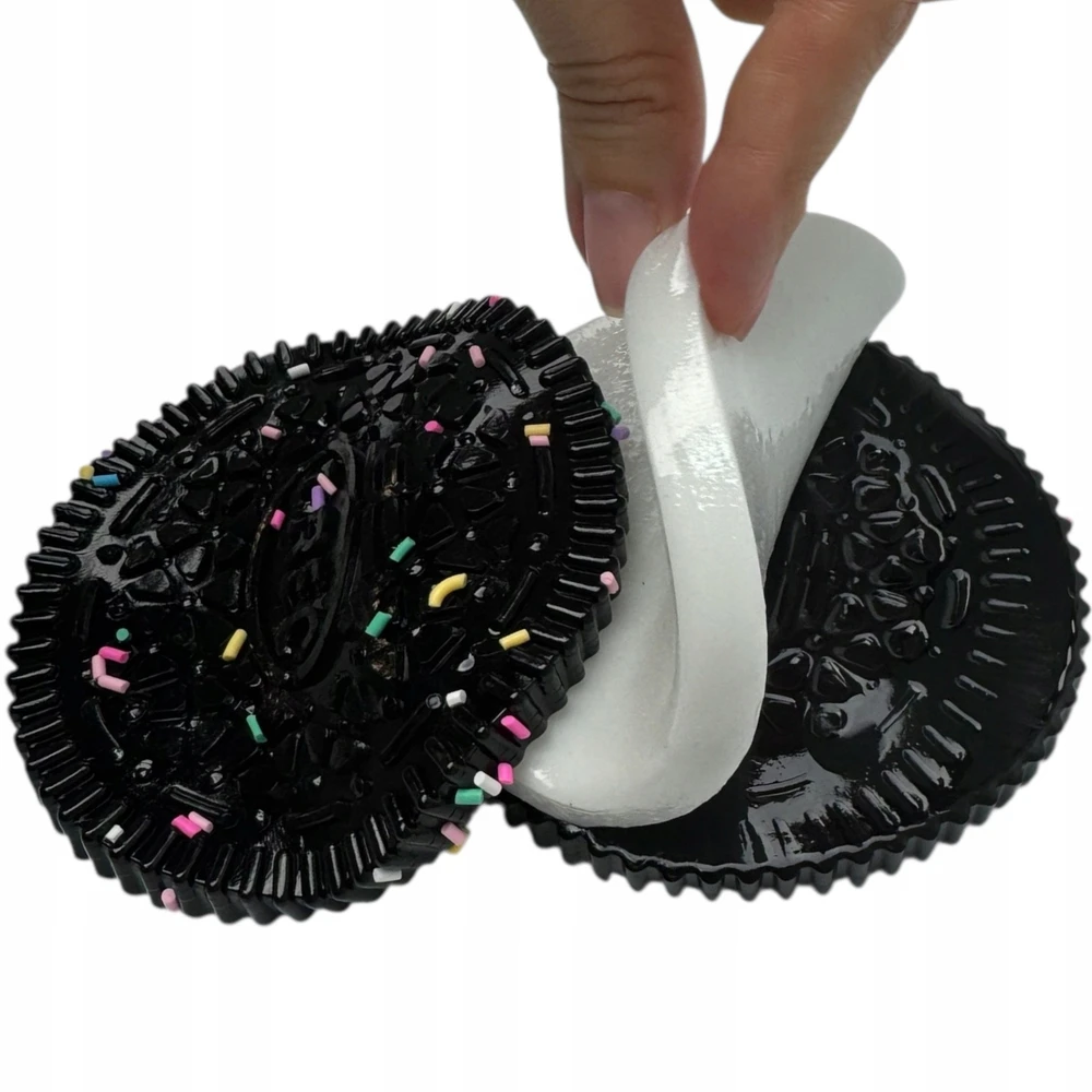 Squishysquishies Antistresinis minkštas žaislas "oreo" su kamuoliukais
