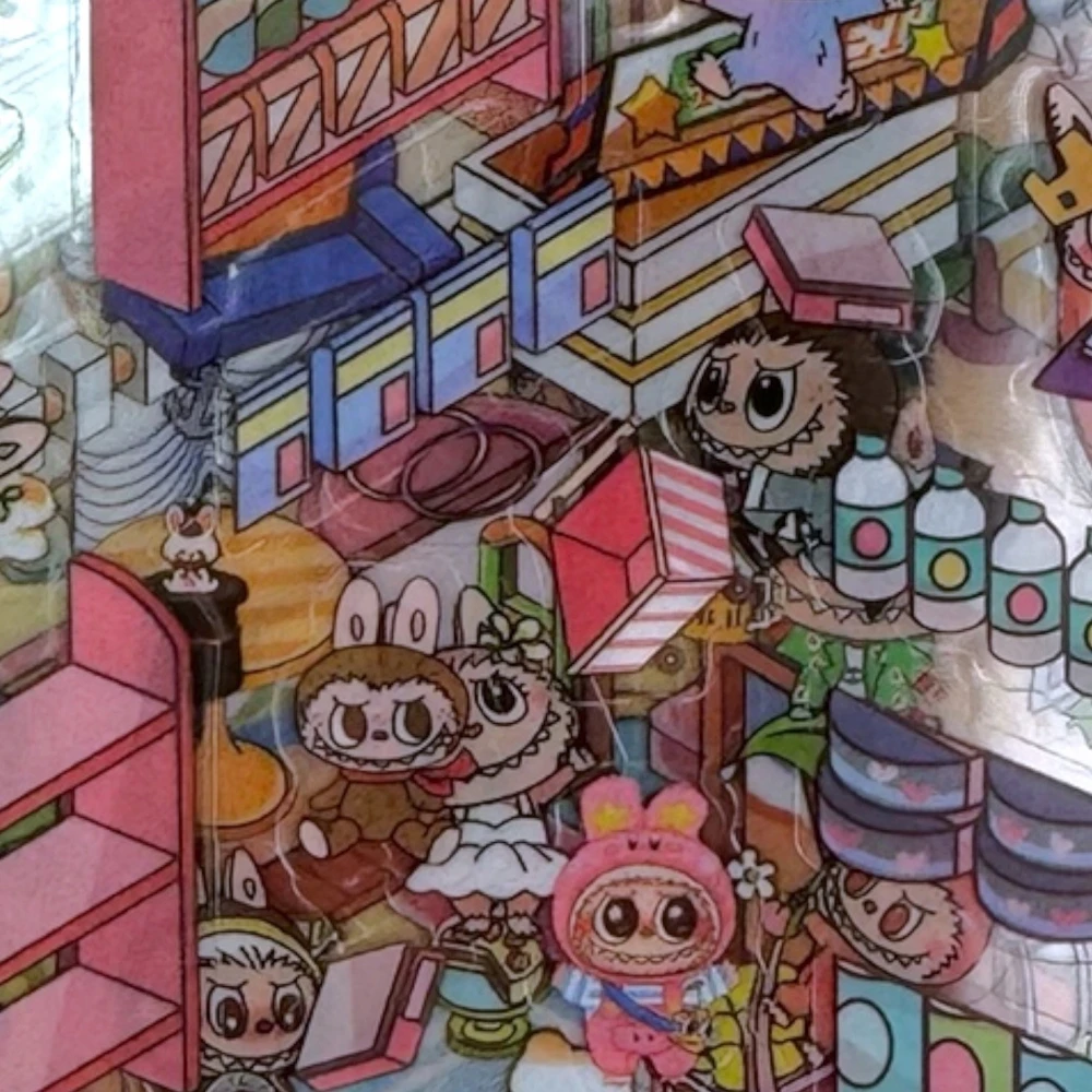 SquishySquishies CREATIVE PREMIUM rinkinys Iškarpų albumas HOUSES Lipdukai 1440 Scenes 24 + BONUS