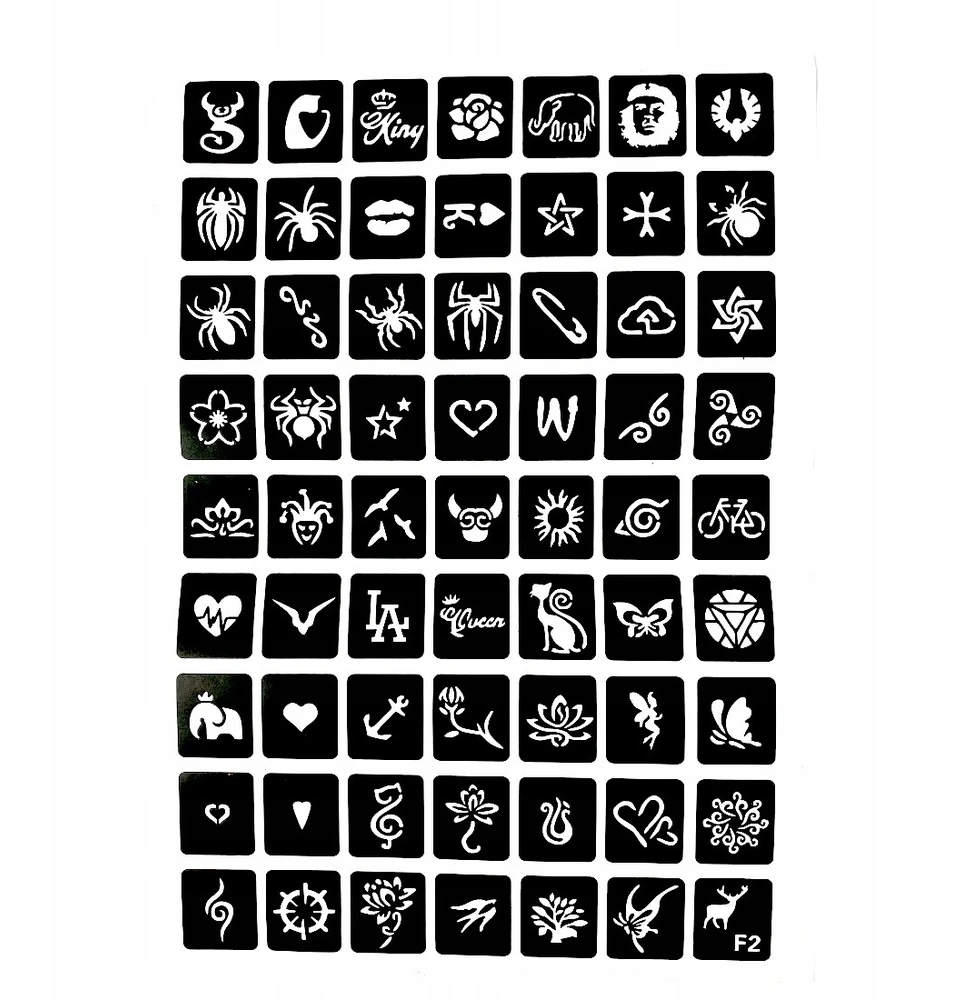 SquishySquishies Didelis rinkinys GLITTER TATTOOS Plaunamas Glitter BOX GLITTER